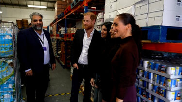 Príncipe Harry e Meghan visitam centro comunitário em Nottingham 