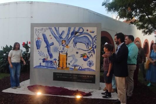 Beja homenageia Florival Baiôa com mural de arte pública