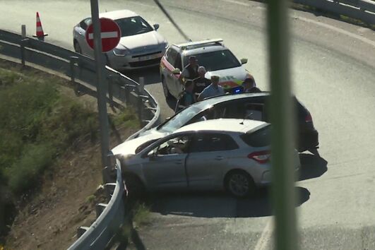 Acidente foi provocado pelo pai no Nó da Seara, na A4, em Bragança.