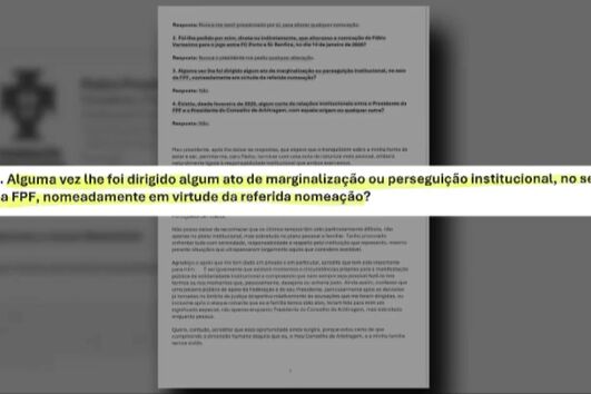 CMTV revela email enviado por Pedro Proença a Presidente do Conselho de Arbitragem 