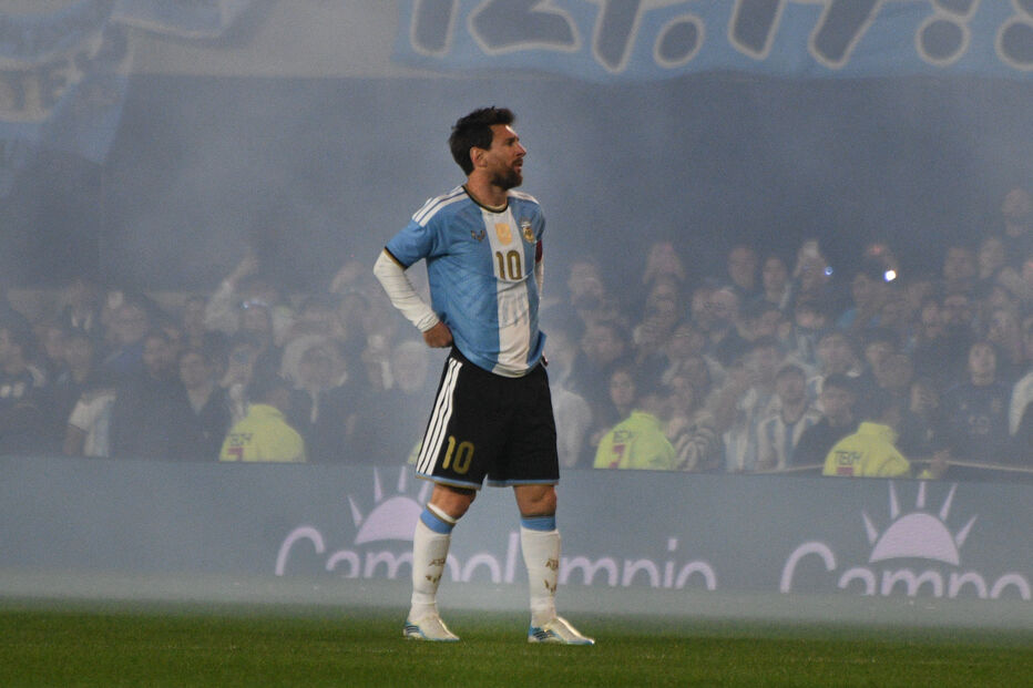 Footballer Lionel Messi during the match between Argentina and Benin on 6 October 2026 in Buenos Aires (Argentina). The match