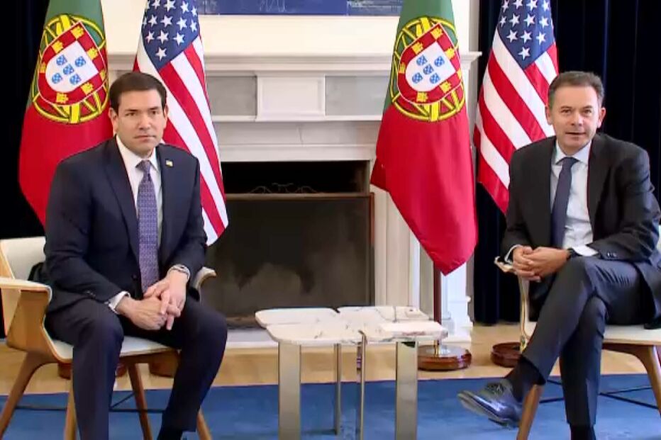Marco Rubio e Luís Montenegro