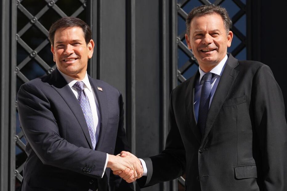 Marco Rubio e Luís Montenegro