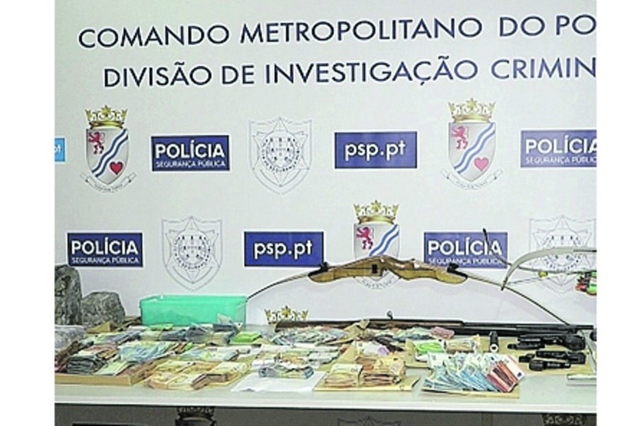 A apreensão feita pela PSP