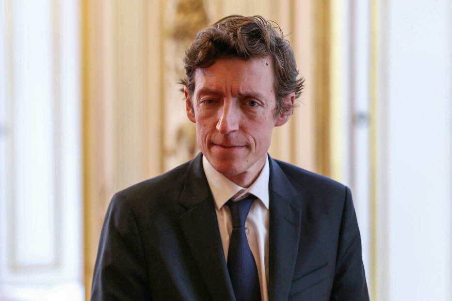 France's Education and Research Minister Edouard Geffray attends a meeting with France's reappointed Prime Minister Sebastien Lecornu in Paris, Monday,