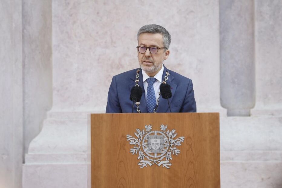 O presidente da Câmara Municipal de Lisboa, Carlos Moedas, intervém