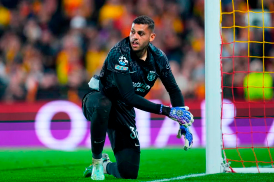 Kaique Pereira esteve irrepreensível na baliza do Sporting frente ao Lens
