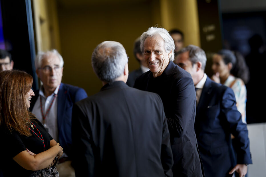 Jorge Jesus esteve presente na cerimónia