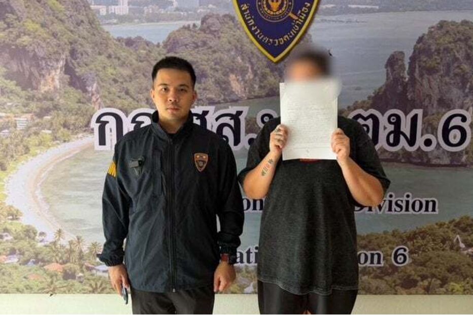 Agente da polícia e suspeito detido em Phuket