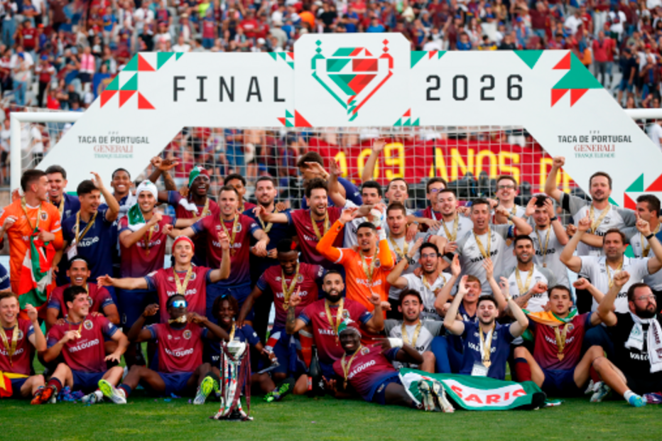 Torreense fez história e conquistou a Taça de Portugal na época passada frente ao Sporting