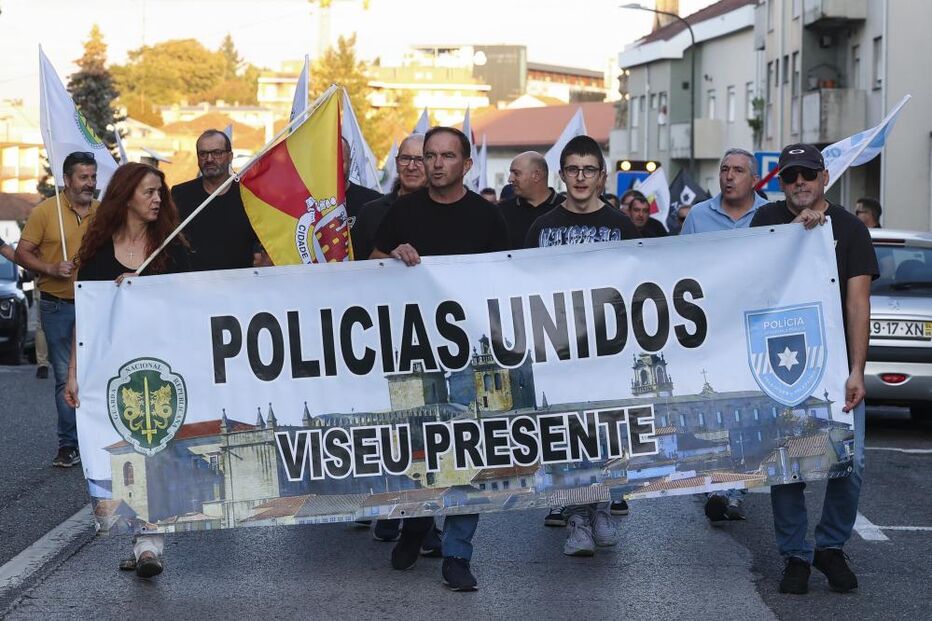 Cerca de 300 agentes de segurança juntam-se em Viseu pela revisão do estatuto profissional