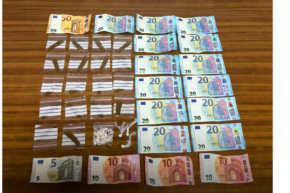 PSP apreende dinheiro e substâncias