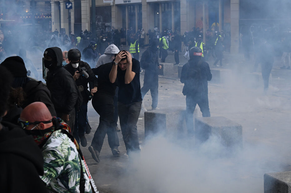 Manifestações em Paris, França