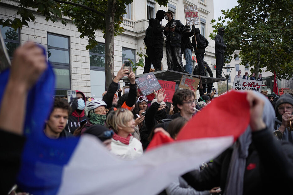 Manifestações em Paris, França
