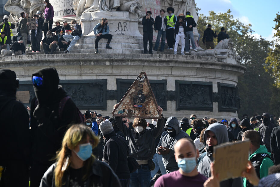 Manifestações em Paris, França