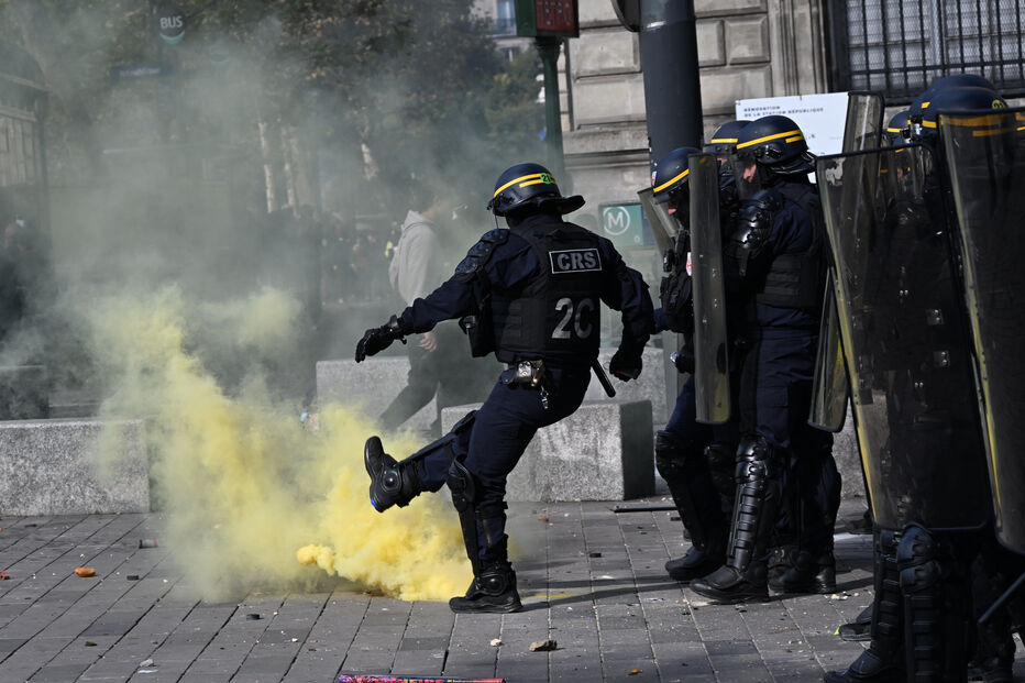 Manifestações em Paris, França