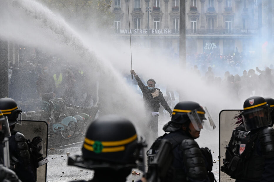 Manifestações em Paris, França