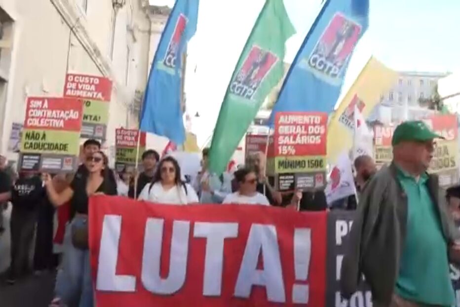 Manifestação em Lisboa