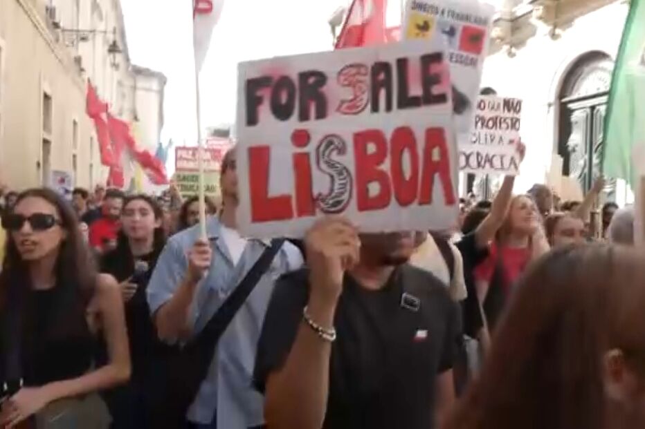 Manifestação em Lisboa