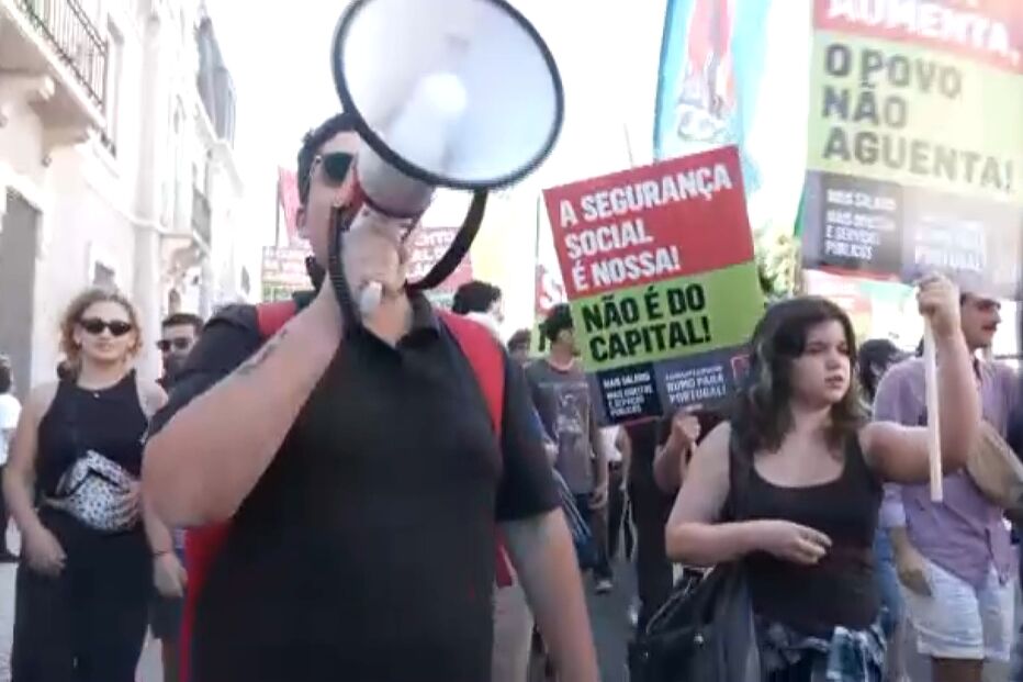 Manifestação em Lisboa