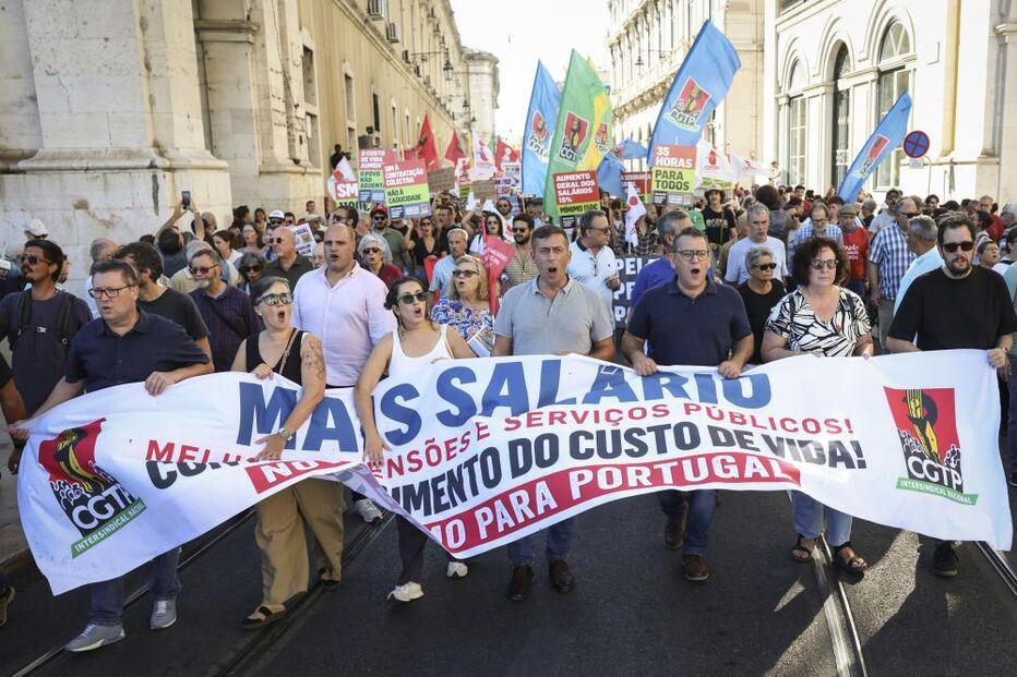 organizada pela CGTP-IN, em Lisboa, 17 de outubro de 2026.