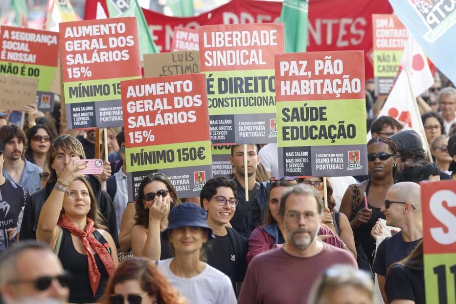 organizada pela CGTP-IN, em Lisboa, 17 de outubro de 2026.