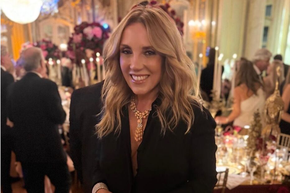 Paula Amorim em festa de luxo no Palácio de Queluz