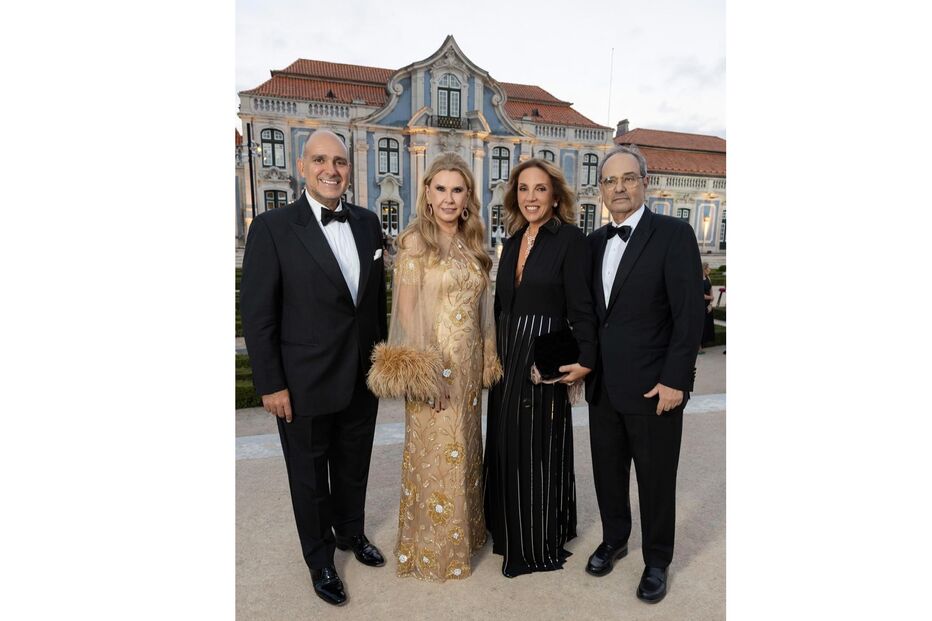 Paula Amorim ilumina festa de luxo no Palácio de Queluz
