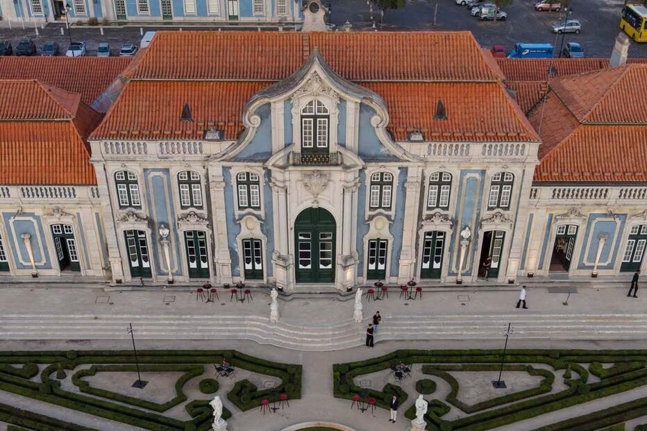Paula Amorim em festa de luxo no Palácio de Queluz