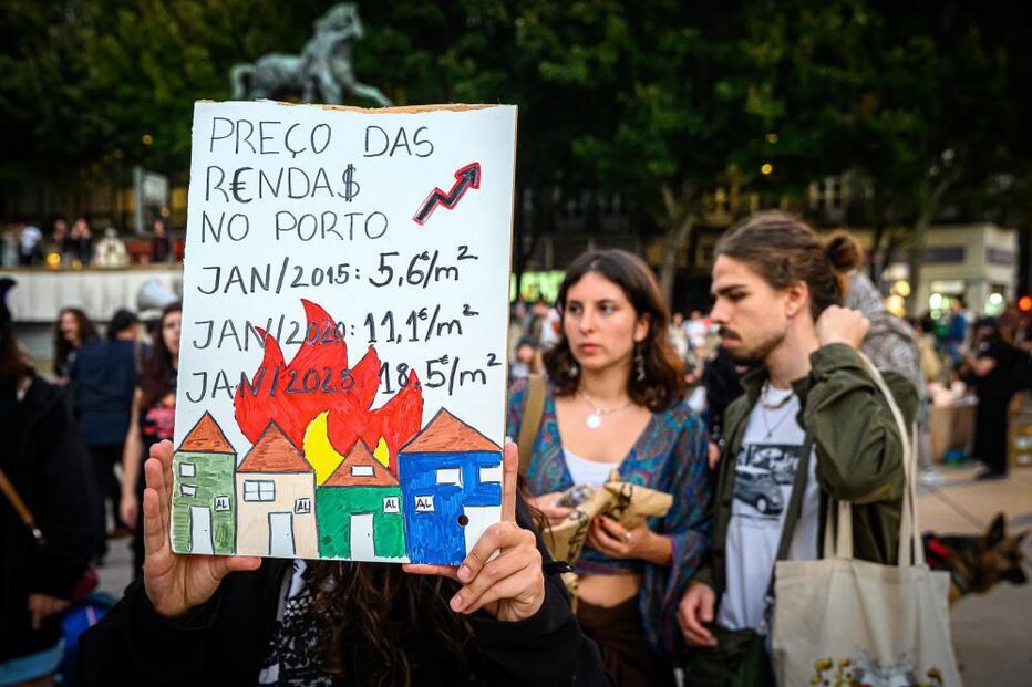 Protestos pelo direito à habitação no Porto