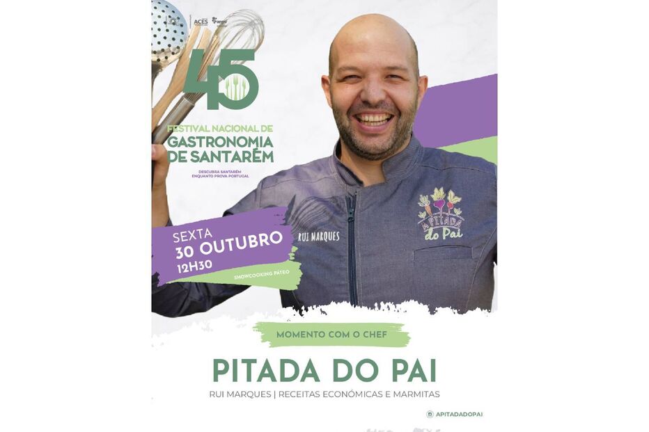 Chef Rui Marques no Festival de Gastronomia de Santarém
