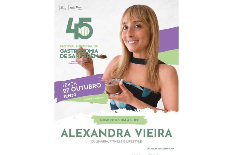 Alexandra Vieira no Festival Nacional de Gastronomia de Santarém