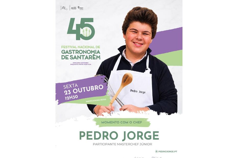 Pedro Jorge no Festival Nacional de Gastronomia de Santarém