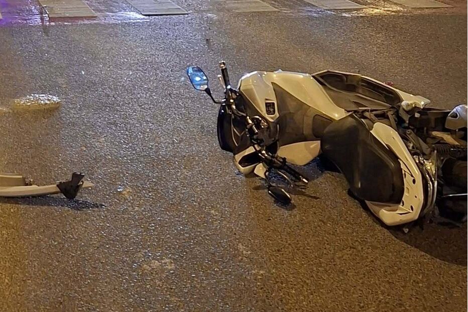 Acidente de moto deixa condutor ferido em Lisboa