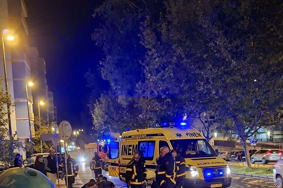 Acidente de mota com condutor fugitivo