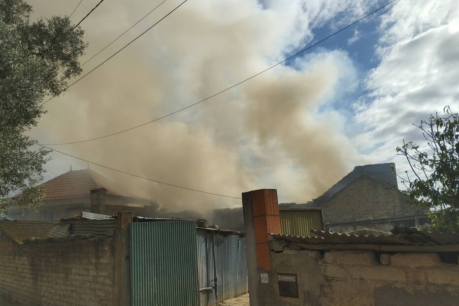 Incêndio destrói casa em Vagos e deixa duas pessoas desalojadas 