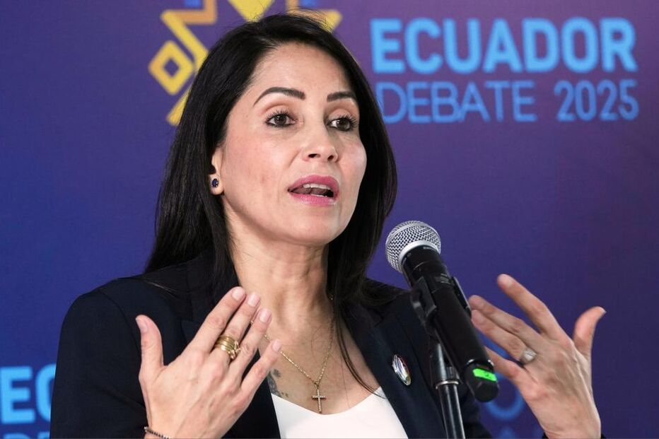 Luisa González, candidata presidencial no Equador