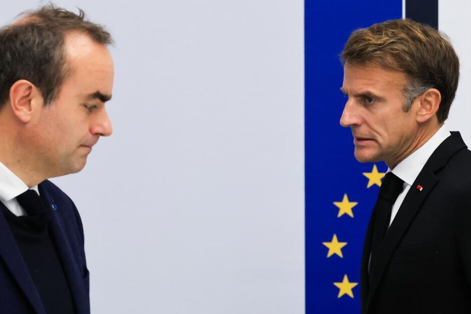 France's Prime Minister Sebastien Lecornu (L) attends an Interministerial Crisis]